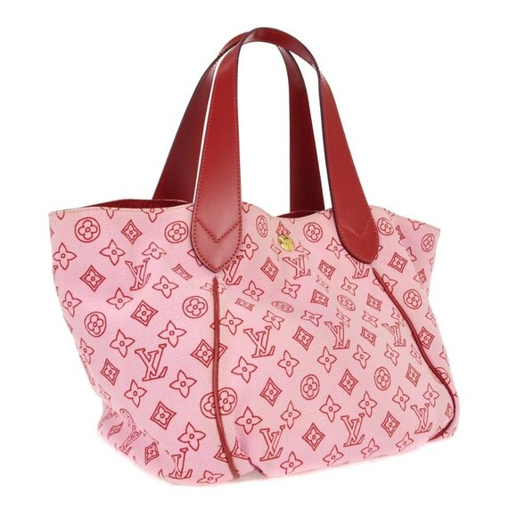 Louis Vuitton Pink Monogram Beach Cabas Ipanema PM Tote M95984 MB1009 NQ02803 - Picture 2 of 8